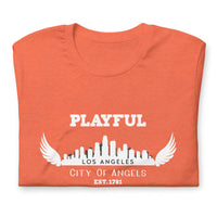 Playful Los Angeles City of Angels (Unisex) T-Shirt