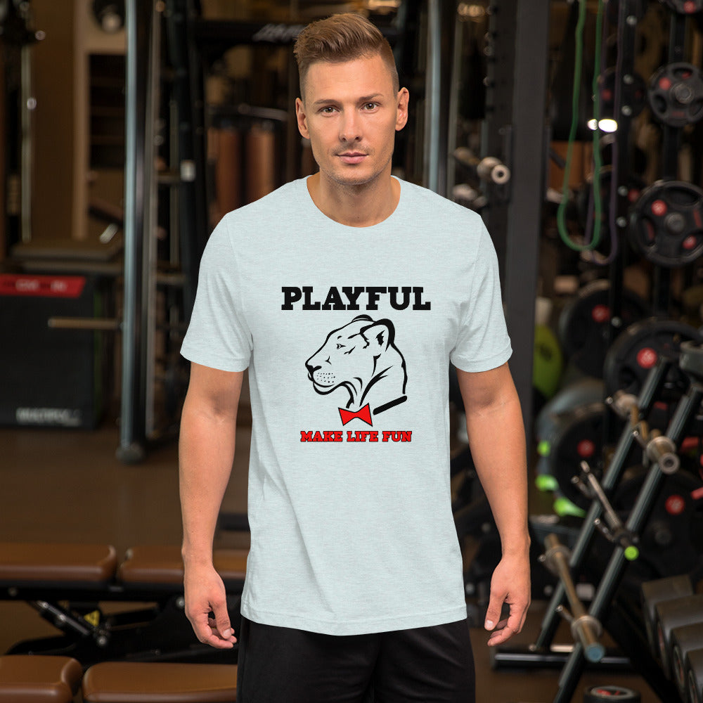 Playful Slogan (Unisex) Short Sleeve Tee
