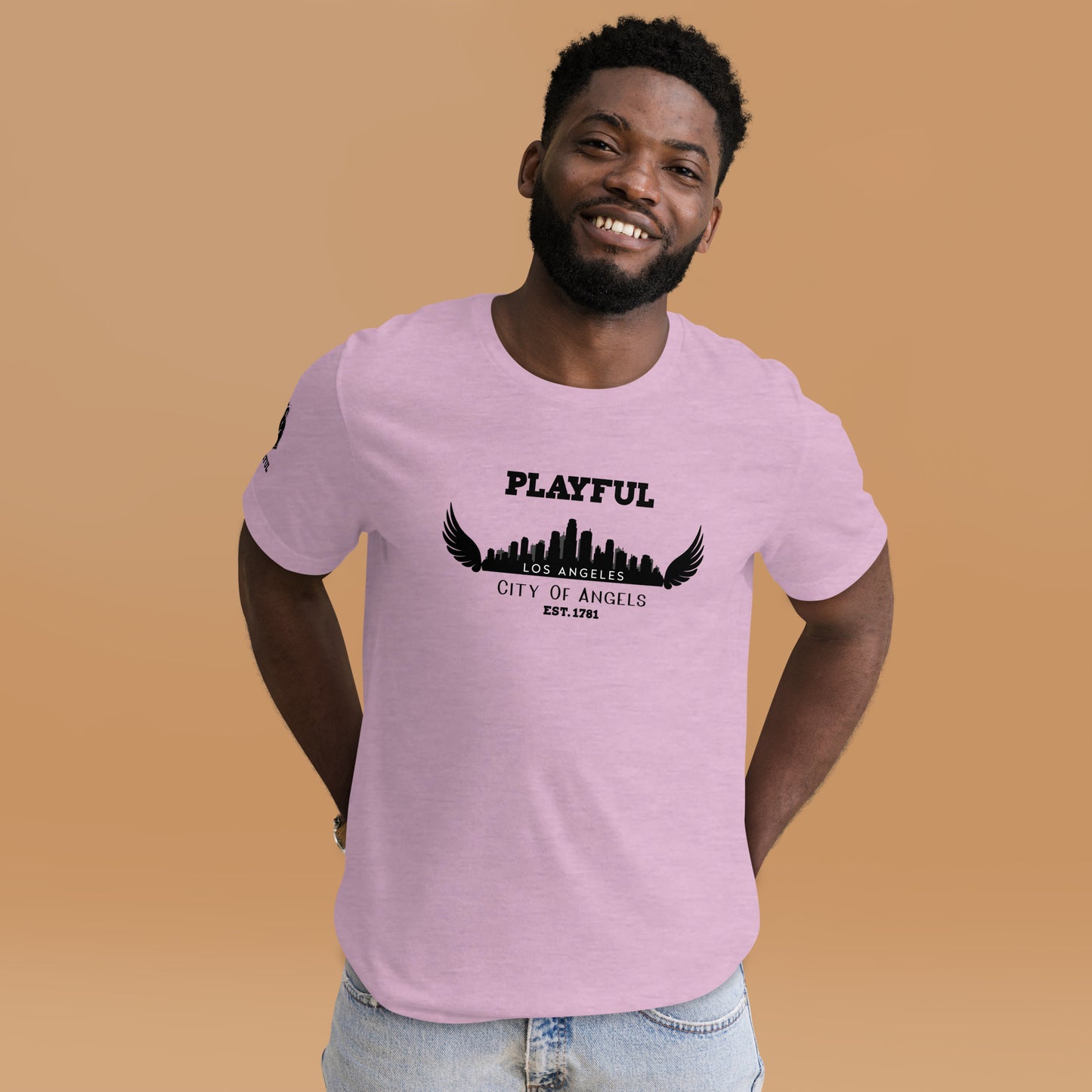 Playful Los Angeles City of Angels (Unisex) T-Shirt