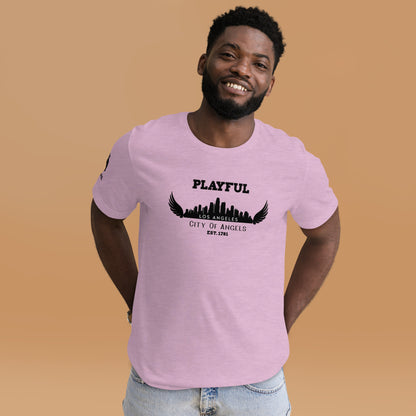 Playful Los Angeles City of Angels (Unisex) T-Shirt