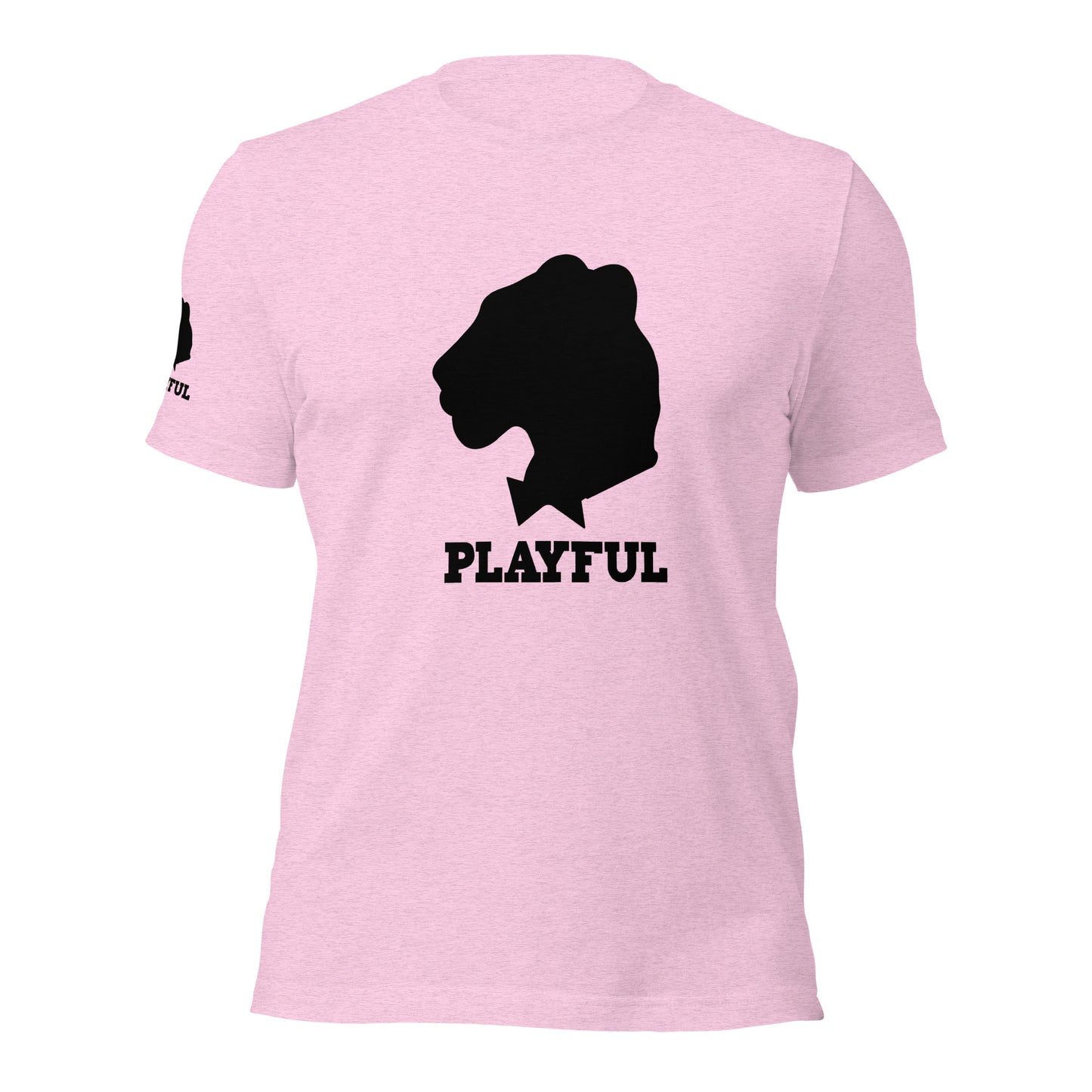 Playful Black Out Logo (Unisex) T-Shirt