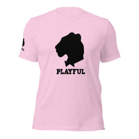 Playful Black Out Logo (Unisex) T-Shirt