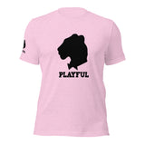 Playful Black Out Logo (Unisex) T-Shirt
