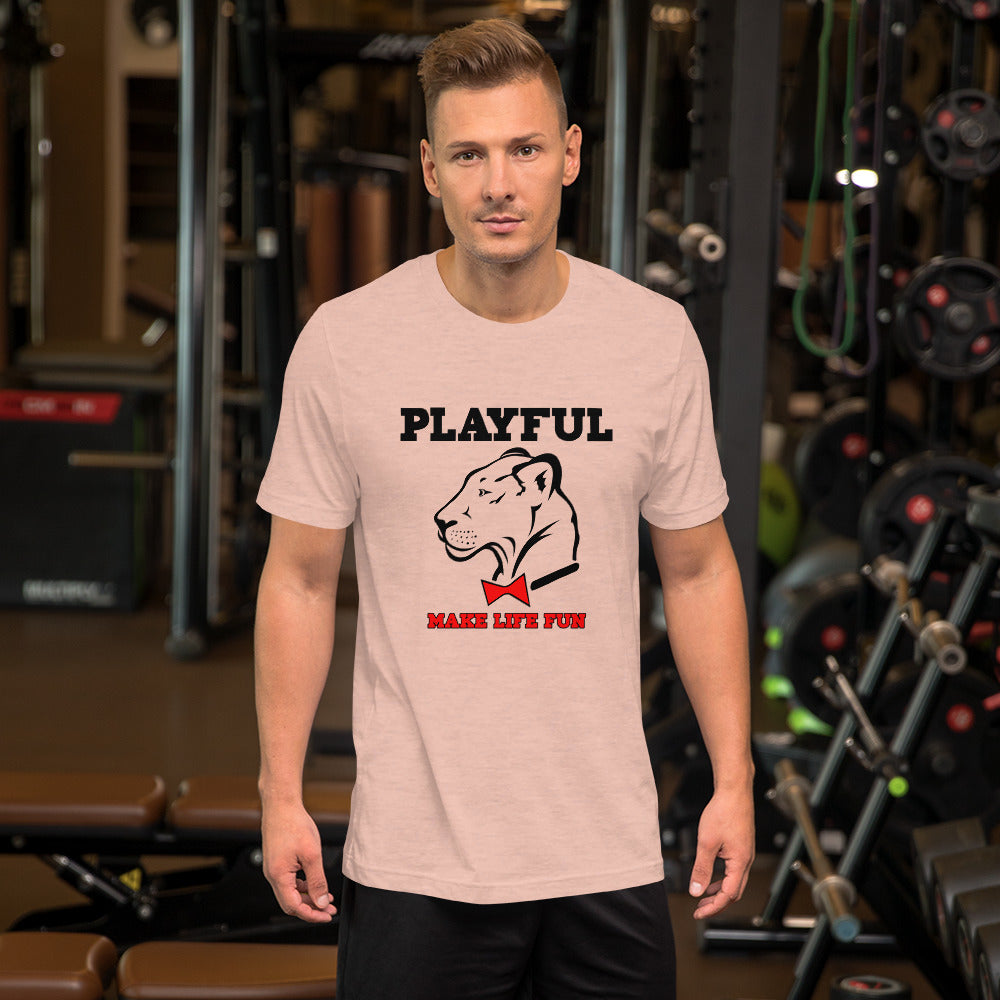 Playful Slogan (Unisex) Short Sleeve Tee