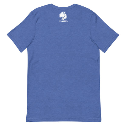 Playful RN White Embroidered (Unisex) Tee