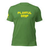 Playful Drip - Yellow (Unisex) T-Shirt