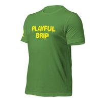 Playful Drip - Yellow (Unisex) T-Shirt