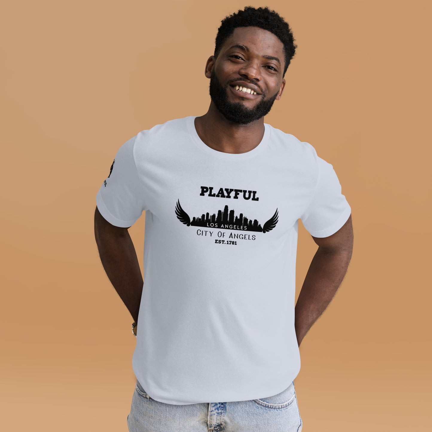 Playful Los Angeles City of Angels (Unisex) T-Shirt