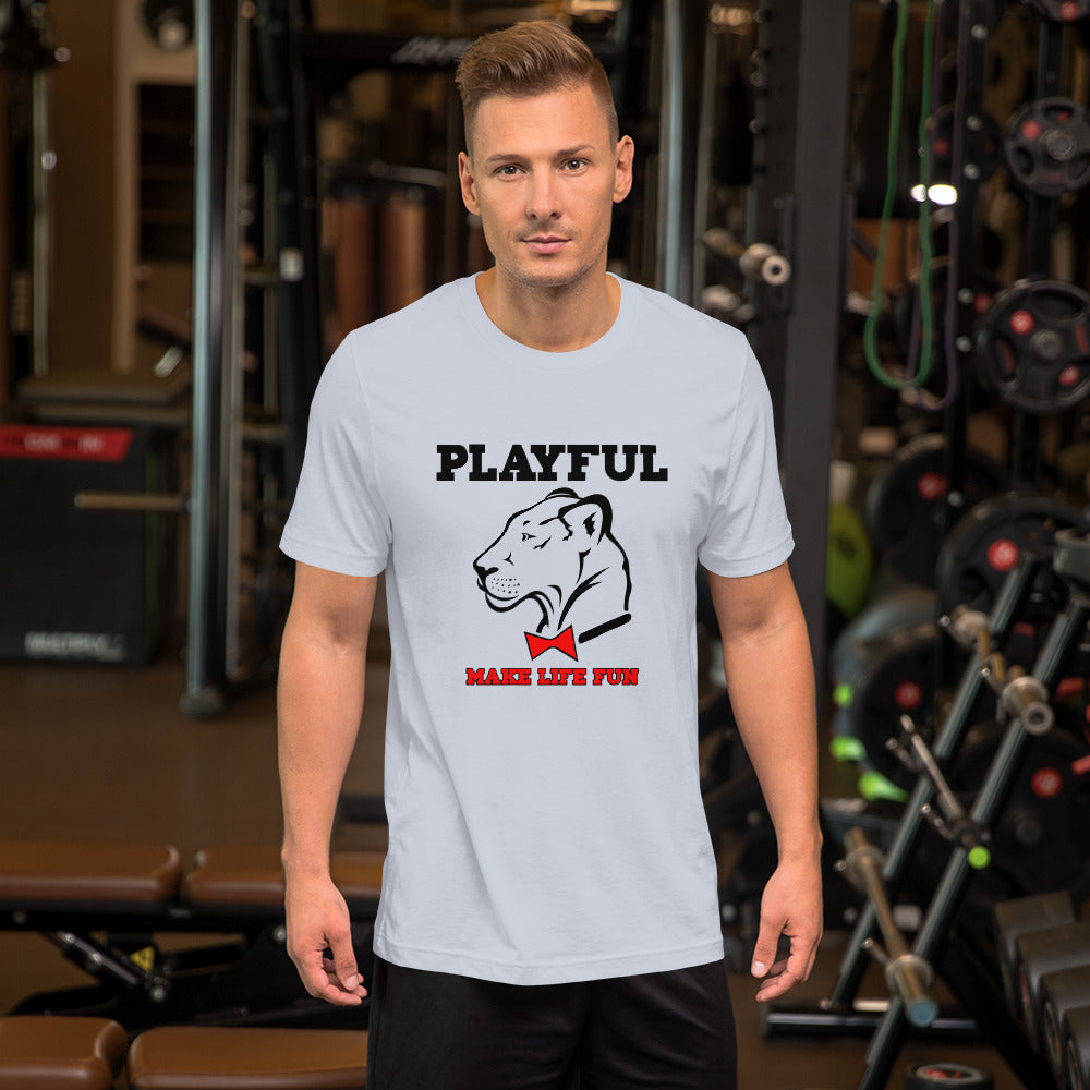 Playful Slogan (Unisex) Short Sleeve Tee