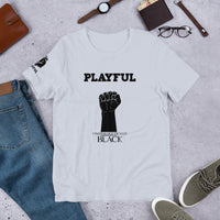 Playful Unapologetically Black (Unisex) Tee