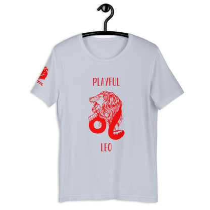 Playful Leo Red (Unisex) Tee