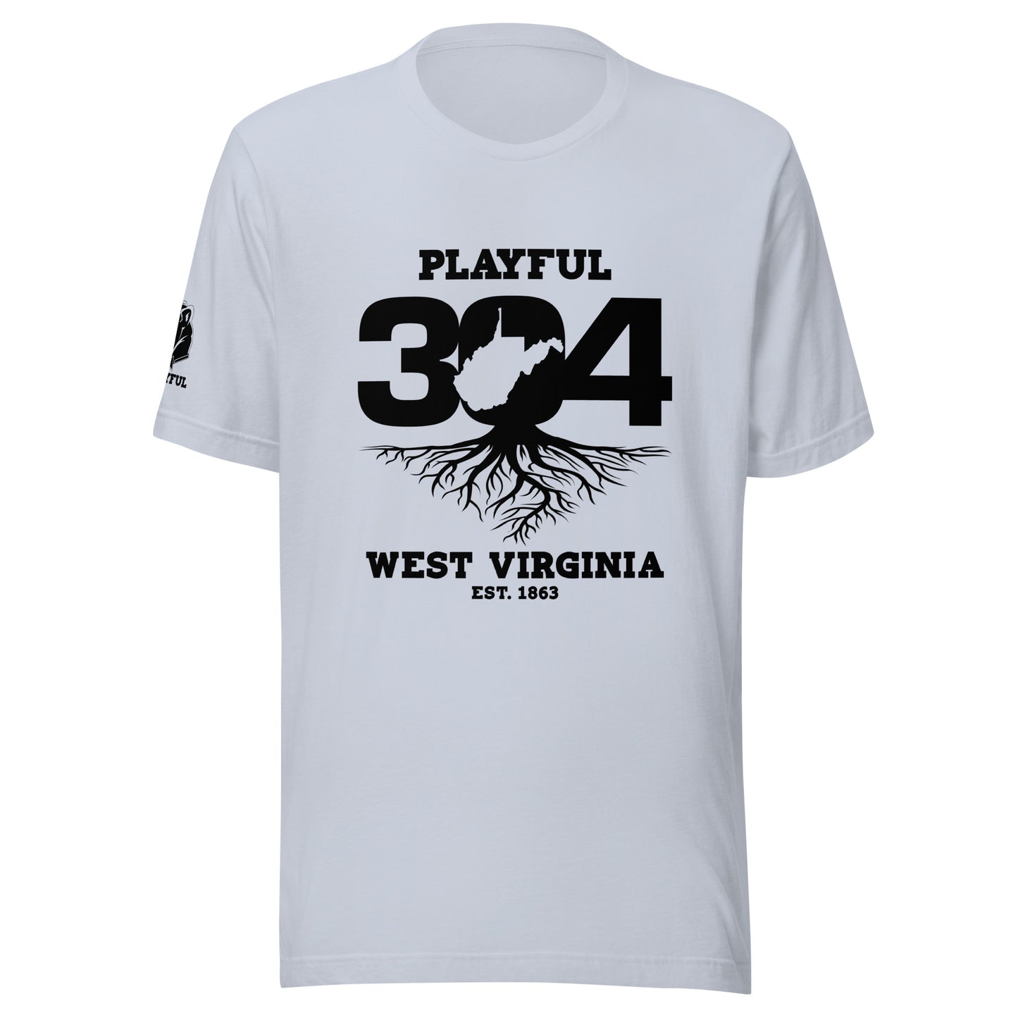 Playful WV - Black (Unisex) T-Shirt