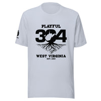 Playful WV - Black (Unisex) T-Shirt