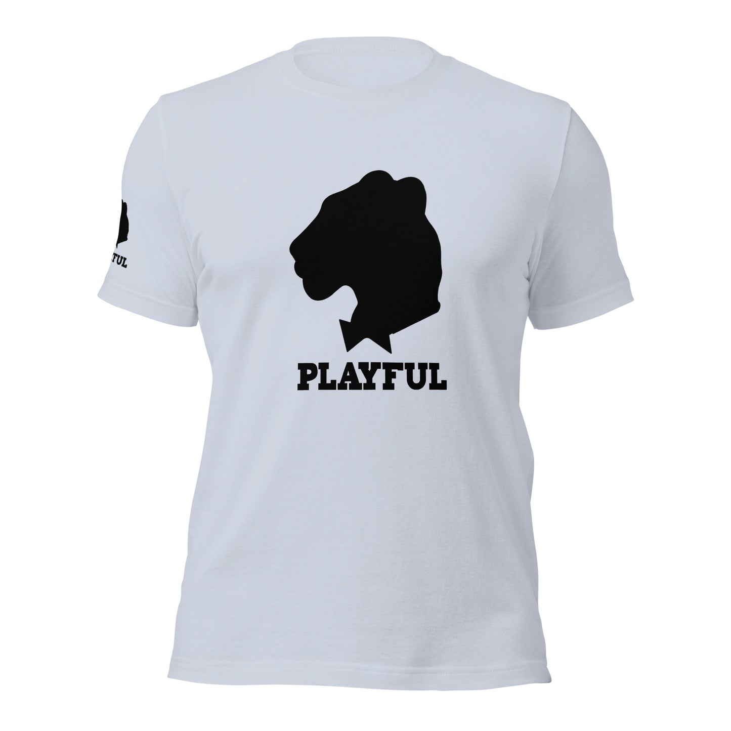 Playful Black Out Logo (Unisex) T-Shirt