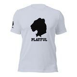 Playful Black Out Logo (Unisex) T-Shirt