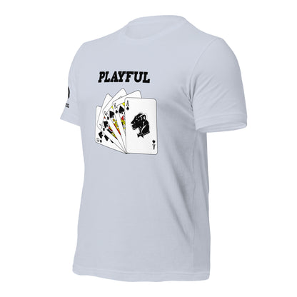 Playful Spades - Black (Unisex) T-Shirt