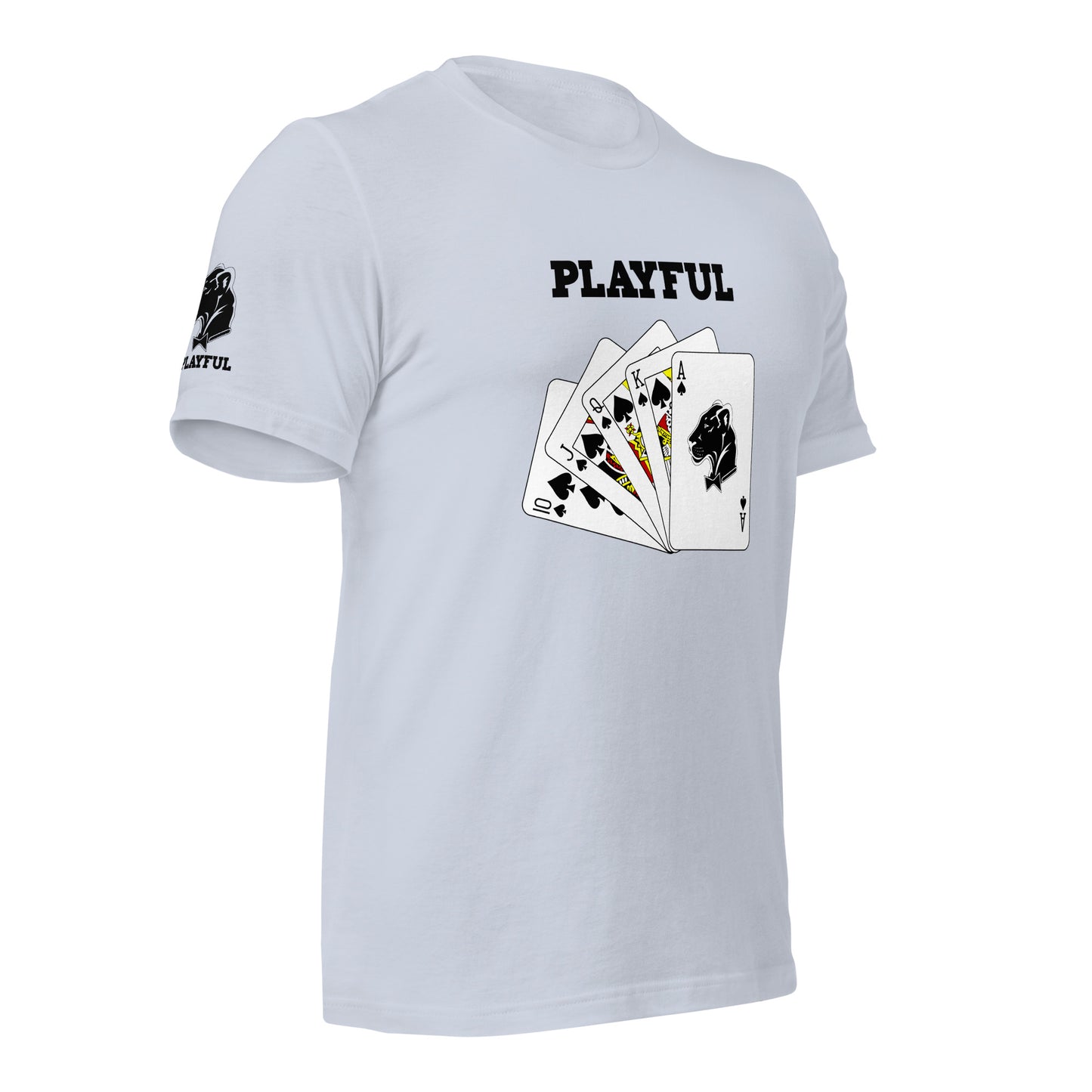 Playful Spades - Black (Unisex) T-Shirt