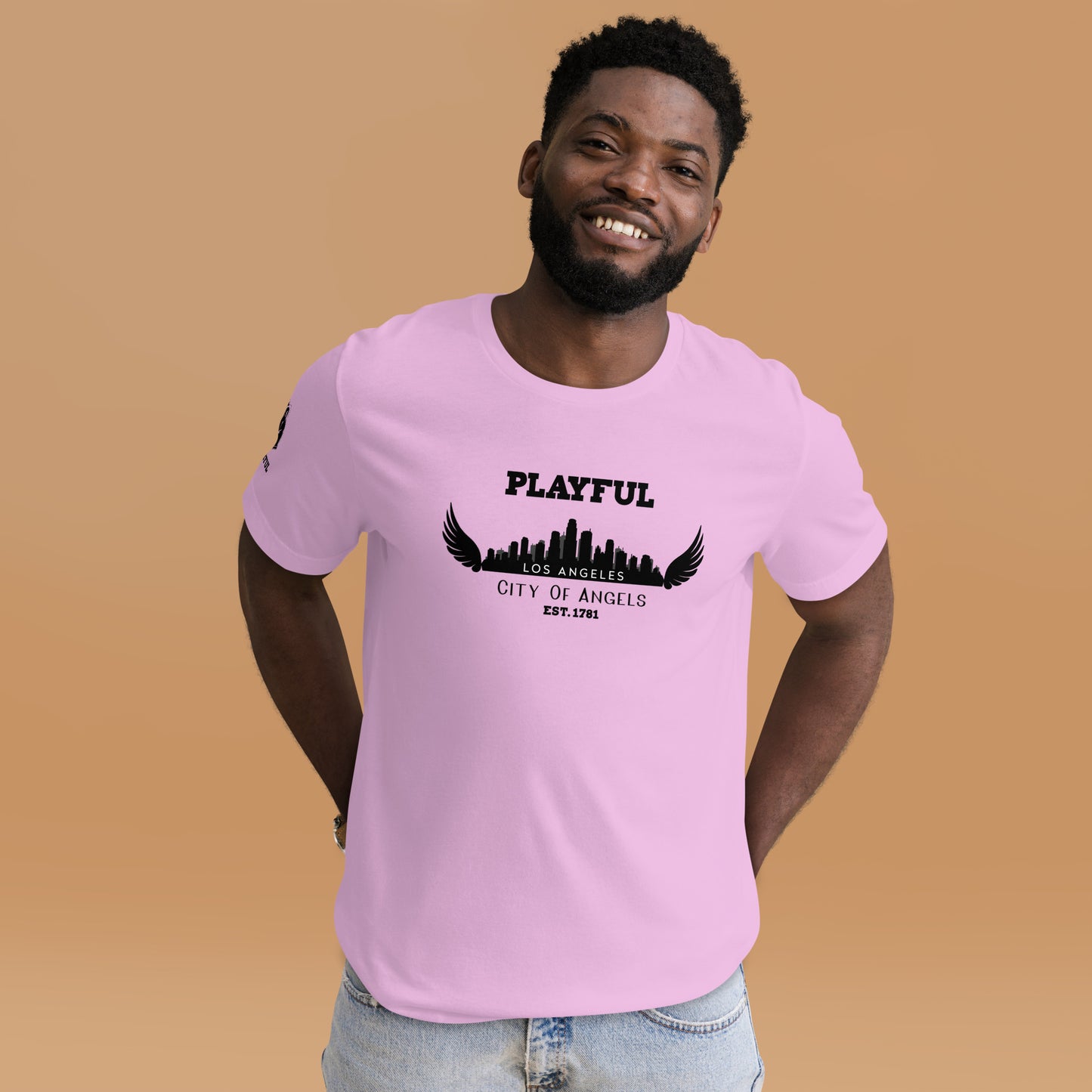 Playful Los Angeles City of Angels (Unisex) T-Shirt