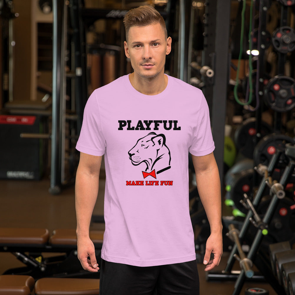 Playful Slogan (Unisex) Short Sleeve Tee