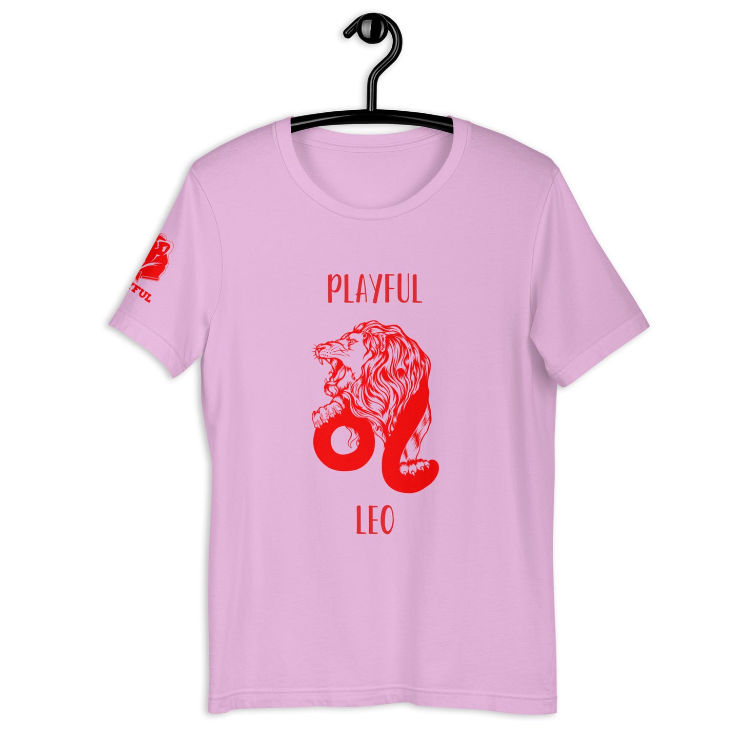 Playful Leo Red (Unisex) Tee