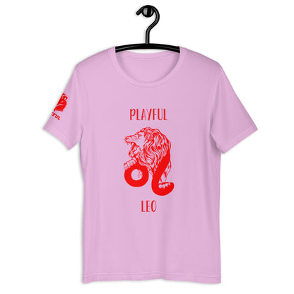 Playful Leo Red (Unisex) Tee