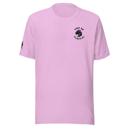 Just Be Playful Embroidered (Unisex) T-Shirt