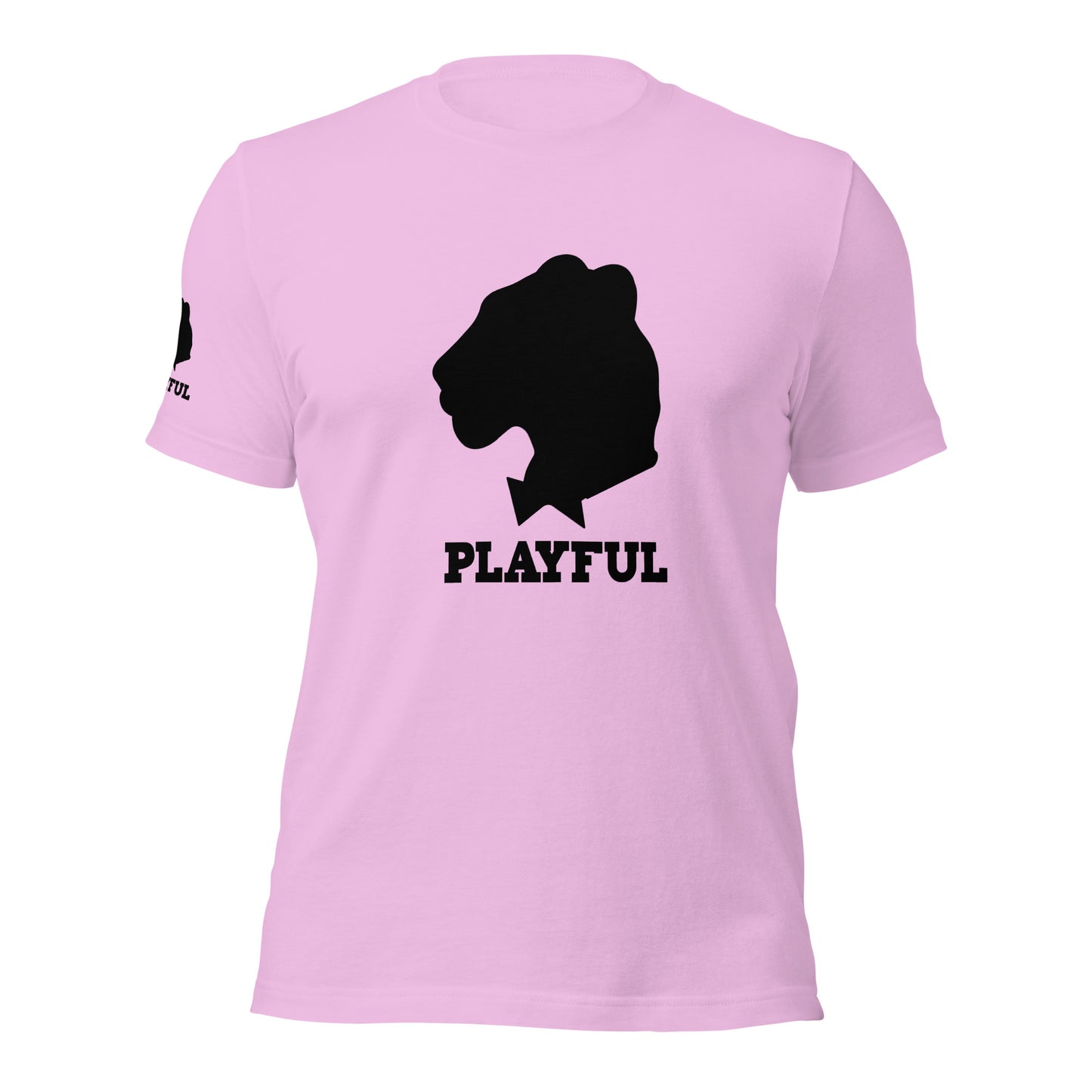 Playful Black Out Logo (Unisex) T-Shirt