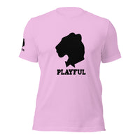 Playful Black Out Logo (Unisex) T-Shirt