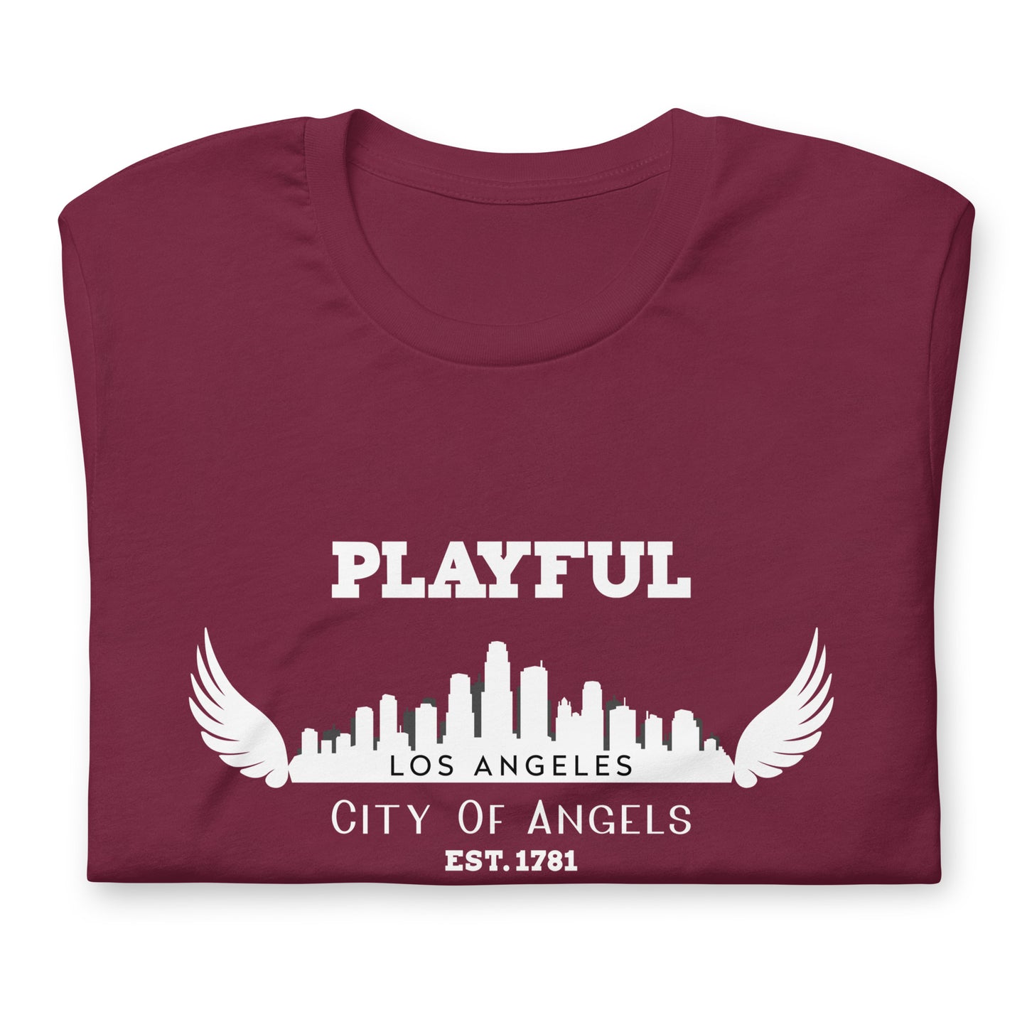 Playful Los Angeles City of Angels (Unisex) T-Shirt