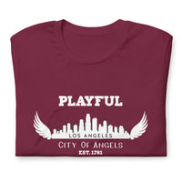 Playful Los Angeles City of Angels (Unisex) T-Shirt