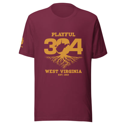 Playful WV - Gold (Unisex) T-Shirt