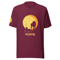 Playful Yellow - Moon (Unisex) T-Shirt