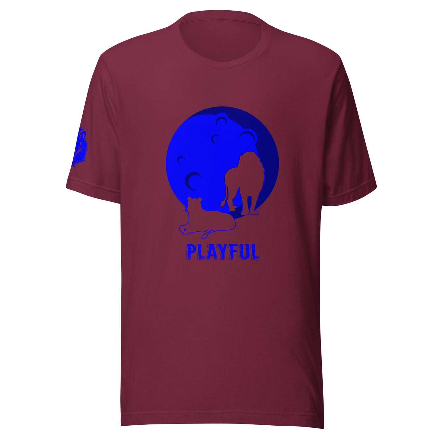 Playful Blue Moon (Unisex) T-Shirt