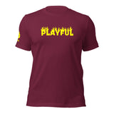 Playful Fire (Yellow) (Unisex) T-Shirt