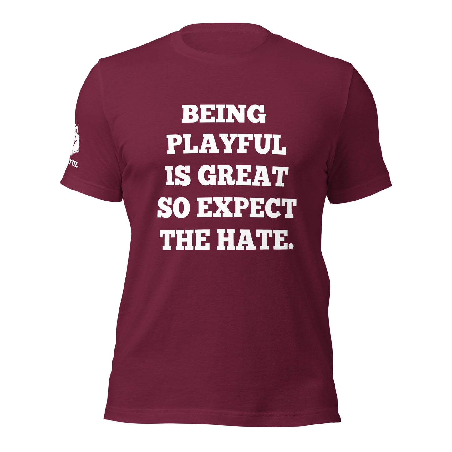 Being Playful is Great, So Expect the Hate (Unisex) T-Shirt
