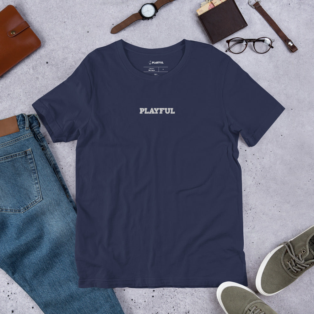 Playful Embroidered (Unisex) Tee