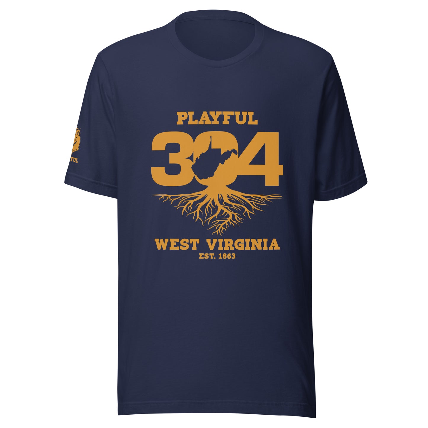 Playful WV - Gold (Unisex) T-Shirt