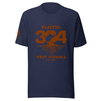 Playful WV - Brown (Unisex) t-shirt