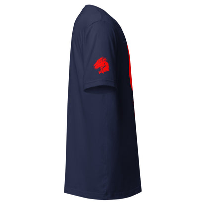 Playful Red Moon (Unisex) T-Shirt