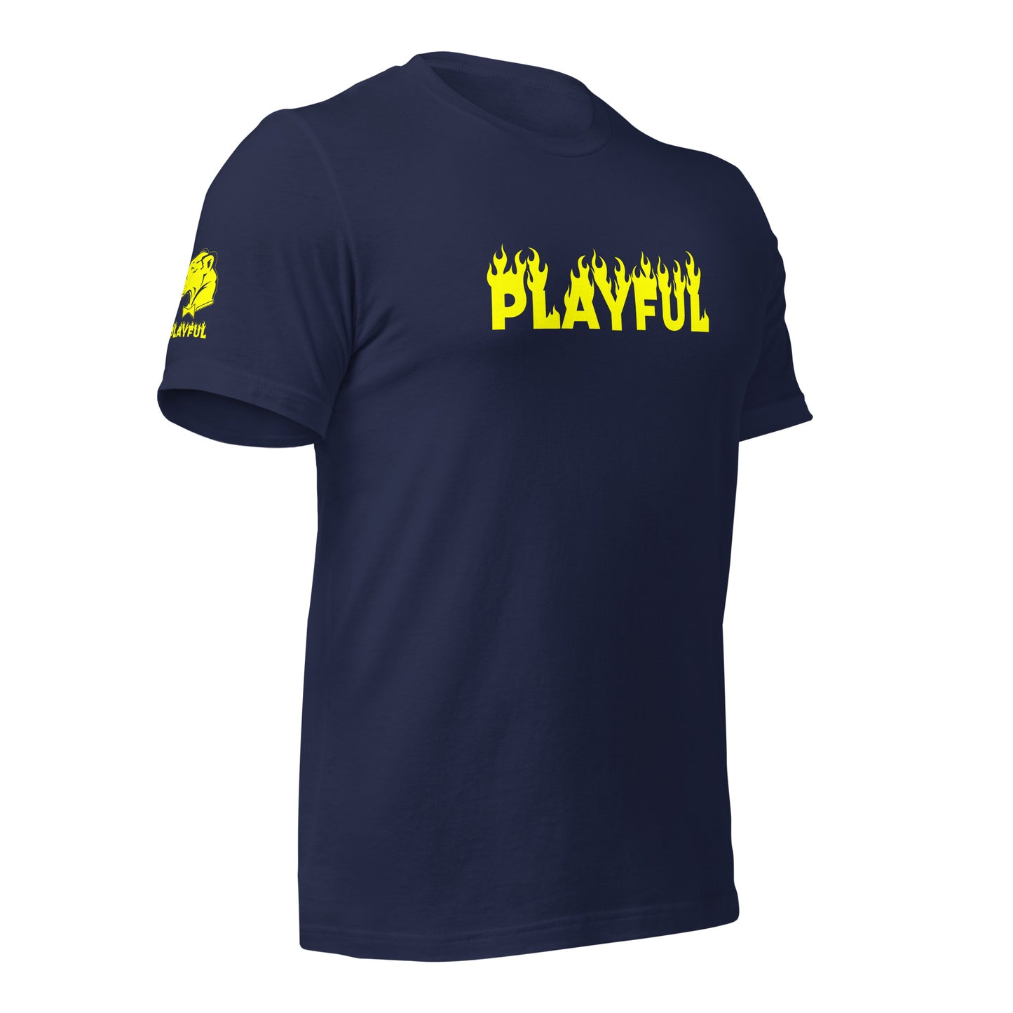Playful Fire (Yellow) (Unisex) T-Shirt