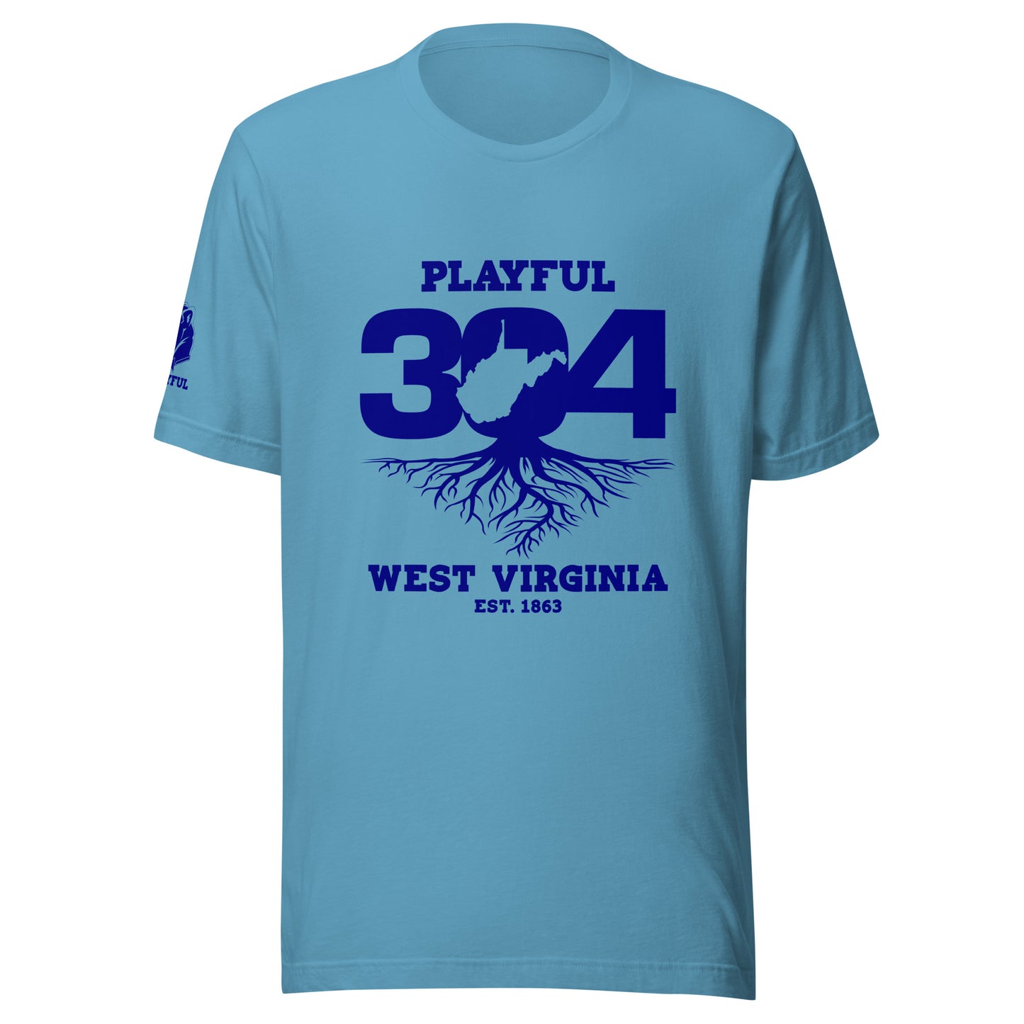 Playful WV - Blue (Unisex) T-Shirt