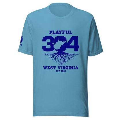 Playful WV - Blue (Unisex) T-Shirt
