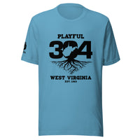 Playful WV - Black (Unisex) T-Shirt