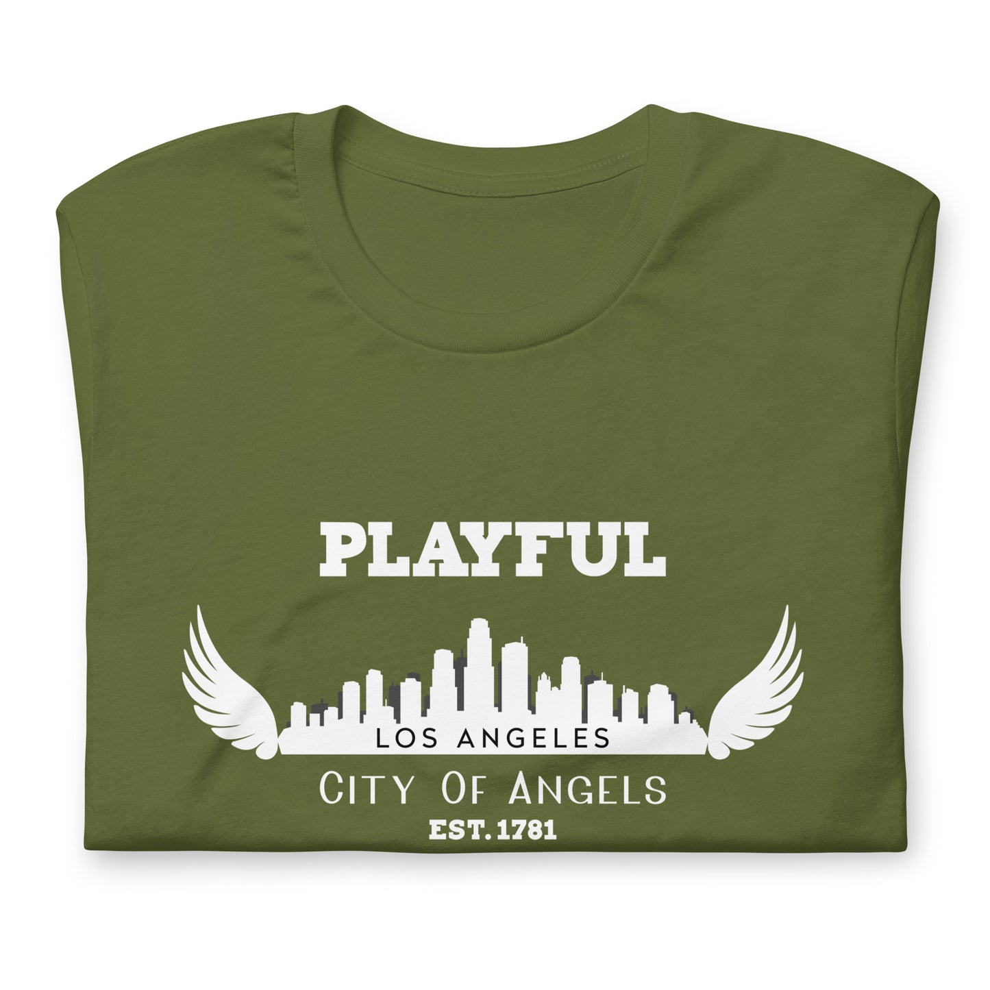 Playful Los Angeles City of Angels (Unisex) T-Shirt