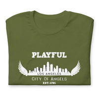 Playful Los Angeles City of Angels (Unisex) T-Shirt