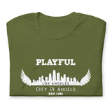 Playful Los Angeles City of Angels (Unisex) T-Shirt