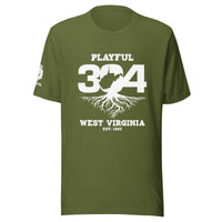Playful WV - White (Unisex) T-Shirt