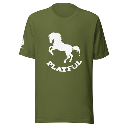 Playful Horse (Unisex) T-Shirt