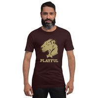 Playful Solid Gold Short-Sleeve (Unisex) T-Shirt