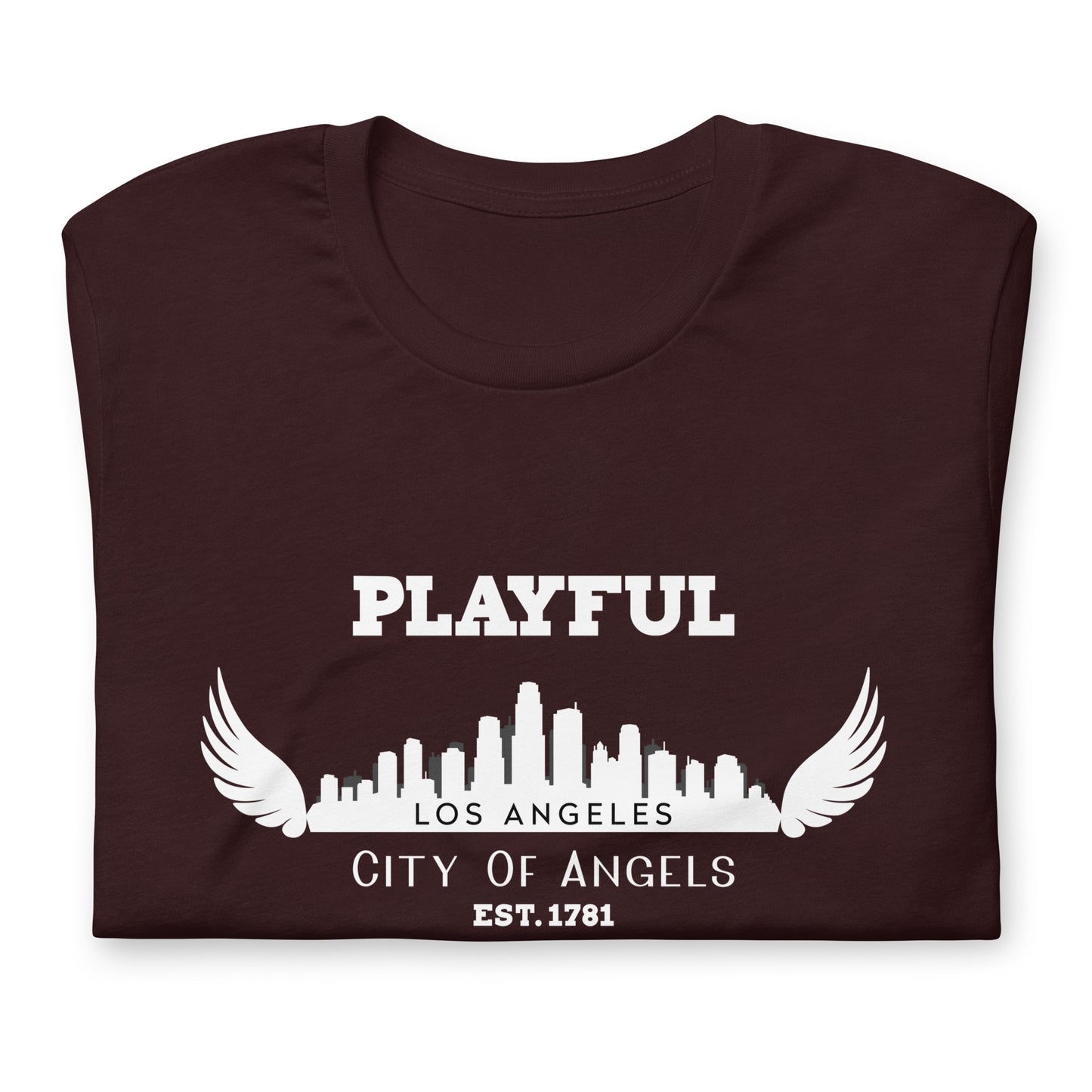 Playful Los Angeles City of Angels (Unisex) T-Shirt